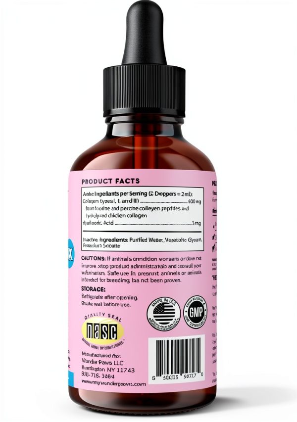 Wonder Paws Liquid Collagen for Dogs Joint Skin Coat-6
