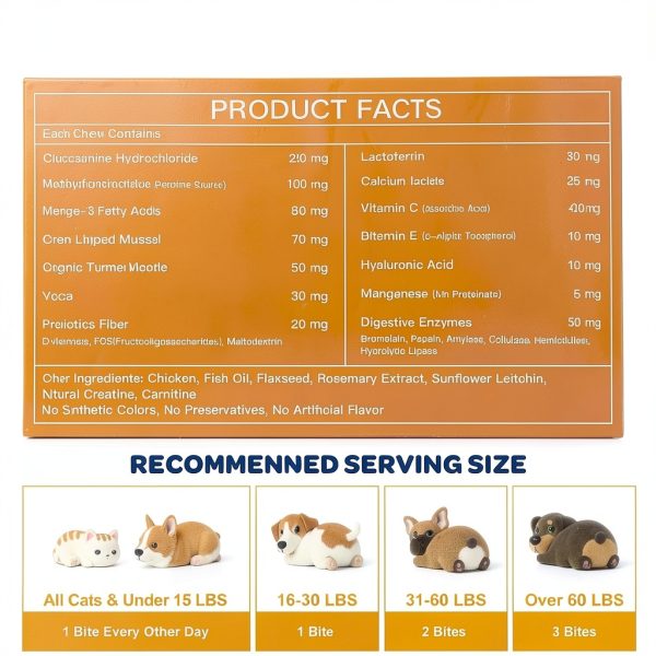 Nature Target Dog Joint Supplement Glucosamine Chews-5
