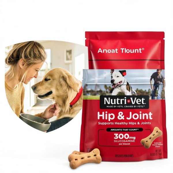 Nutri-Vet Hip Joint Dog Biscuits Peanut Butter Flavor-2