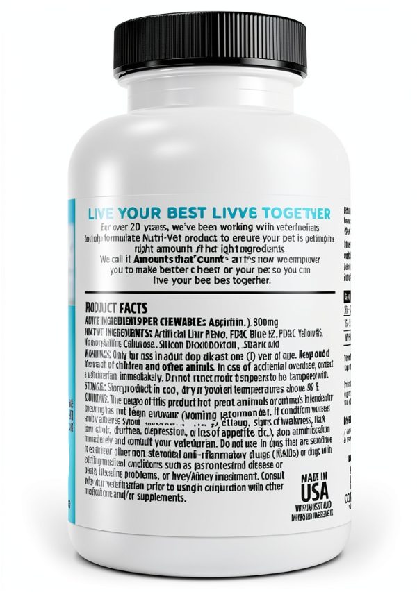 Nutri-Vet Aspirin for Dogs Pain Relief Joint Care-5