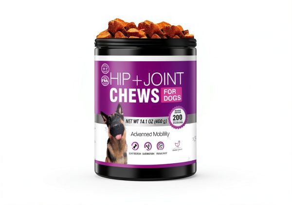 TTLXRL Dog Joint Chews Glucosamine Chicken Flavor 200-4