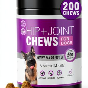 TTLXRL Dog Joint Chews Glucosamine Chicken Flavor 200-0