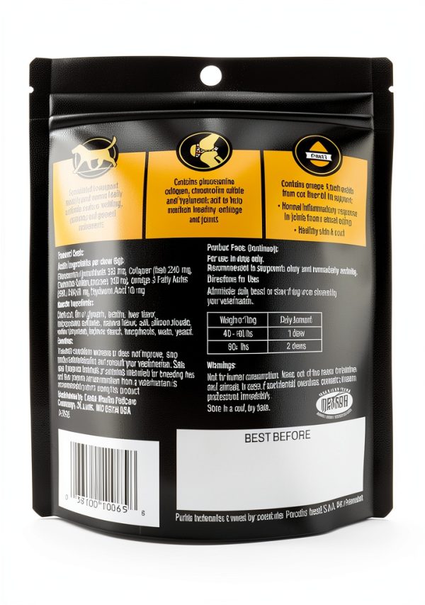 Purina Dog Joint Supplement Large Breed Mobility Glucosamine-5