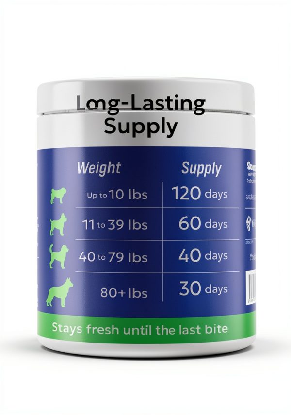 BarkSpark Dog Joint Supplement Chews Glucosamine Chondroitin-7