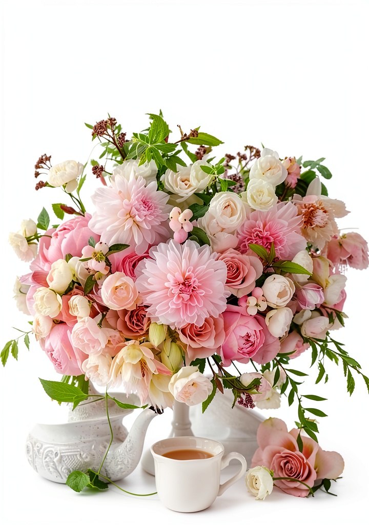 'L.A. Alexander Flower Arranging Kindle book cover on a tablet'