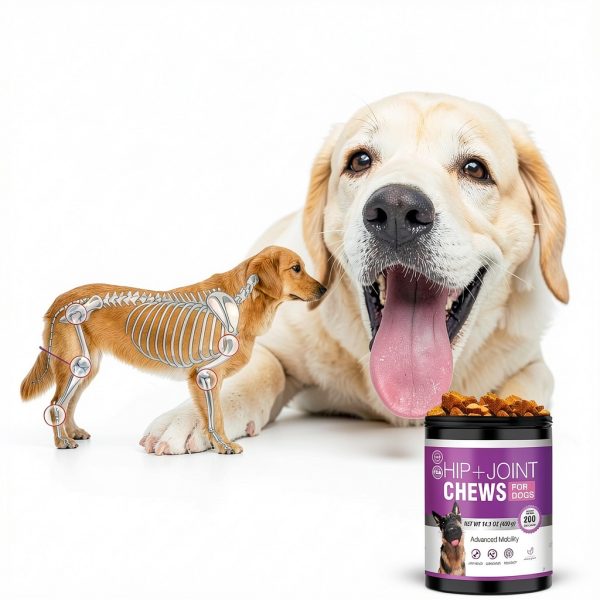 TTLXRL Dog Joint Chews Glucosamine Chicken Flavor 200-5