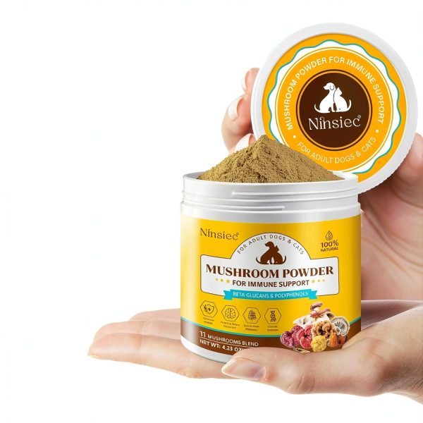 Ninsiec Dog Mushroom Supplement Powder Immune Joint Support-2