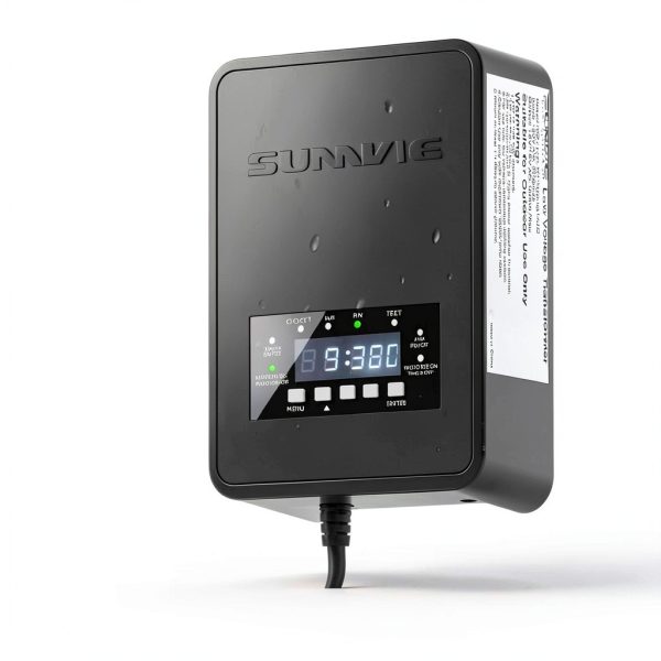 120W Low Voltage Transformer SUNVIE Lighting with Timer & Photocell-4