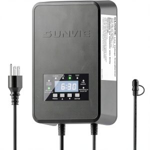 120W Low Voltage Transformer SUNVIE Lighting with Timer & Photocell-0