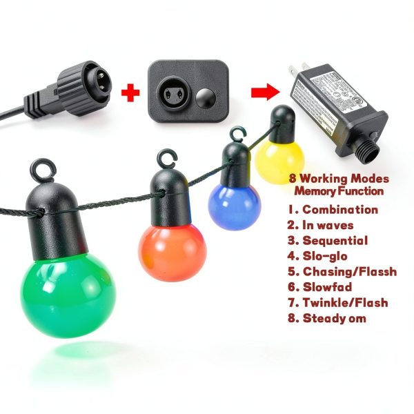 4.5V 1A LED Controller Dirduaid Low Voltage Transformer 8 Modes Memory-3
