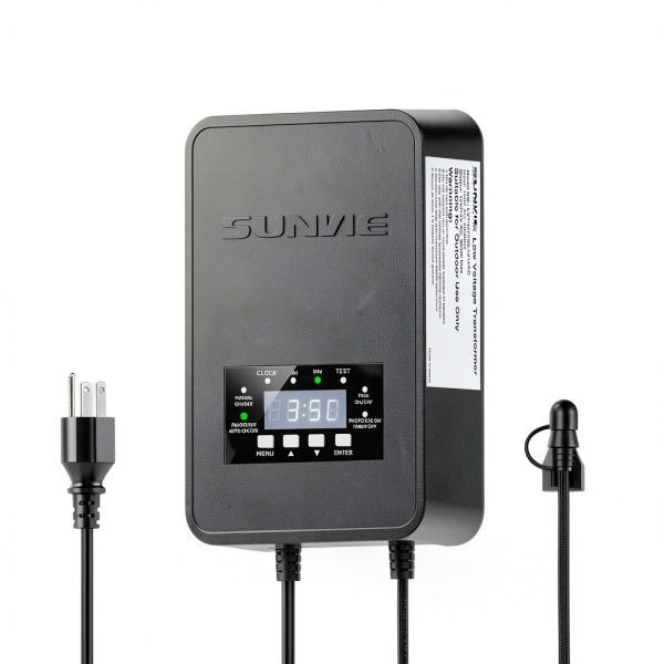 120W Low Voltage Transformer SUNVIE Lighting with Timer & Photocell-5