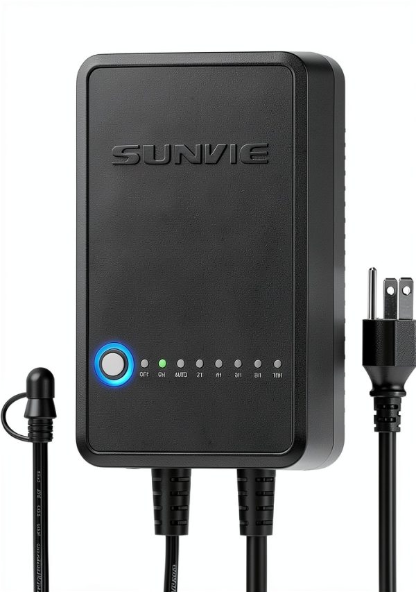 SUNVIE 60W Low Voltage Landscape Transformer with Timer and Photocell-0
